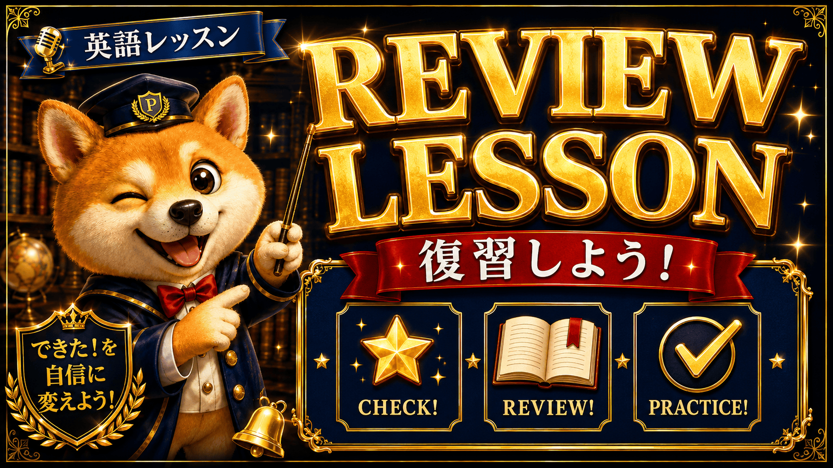 REVIEW LESSON 復習しよう